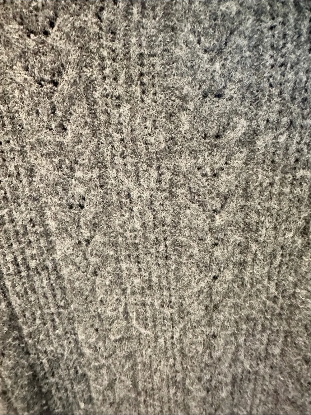 Wilfred by Aritzia Charcoal Brushed Wool Cashmere Blend Sweater Size S
